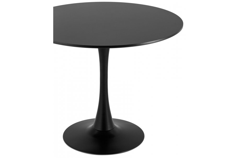 Деревянный стол Rose 90х90 черный