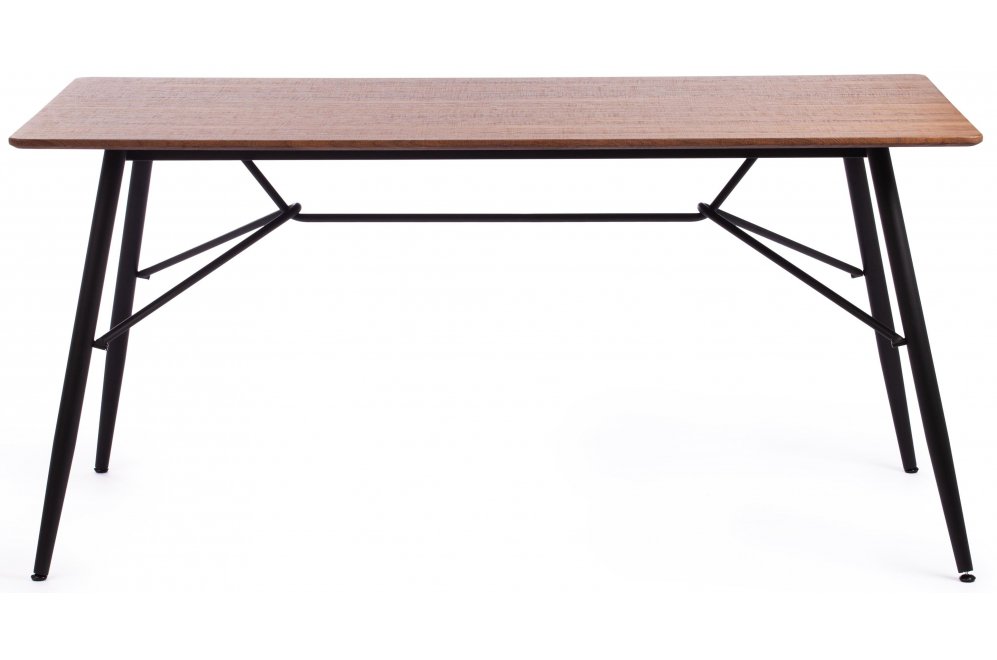 Деревянный стол Rusto черный / орех