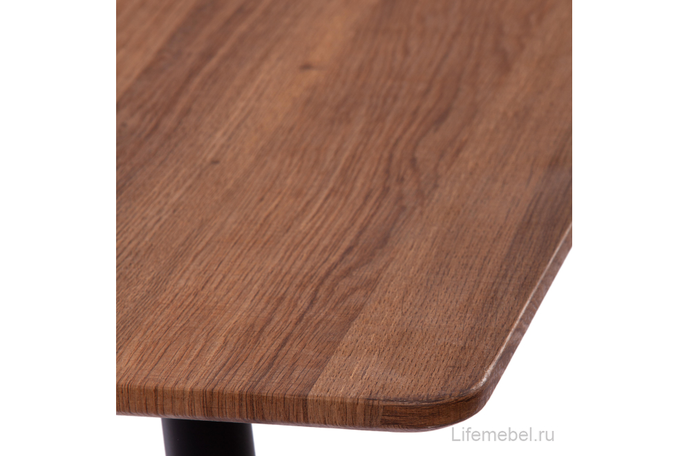 Деревянный стол Rusto черный / орех