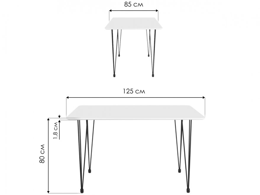 Деревянный стол Solution черный