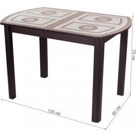 Стеклянный стол Танго ПО-1 04