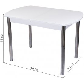 Стеклянный стол Танго ПО 02