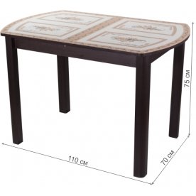 Стеклянный стол Танго ПО 04