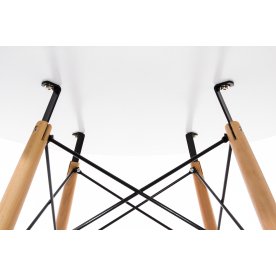 Стол Tulip 150 white top / wood leg