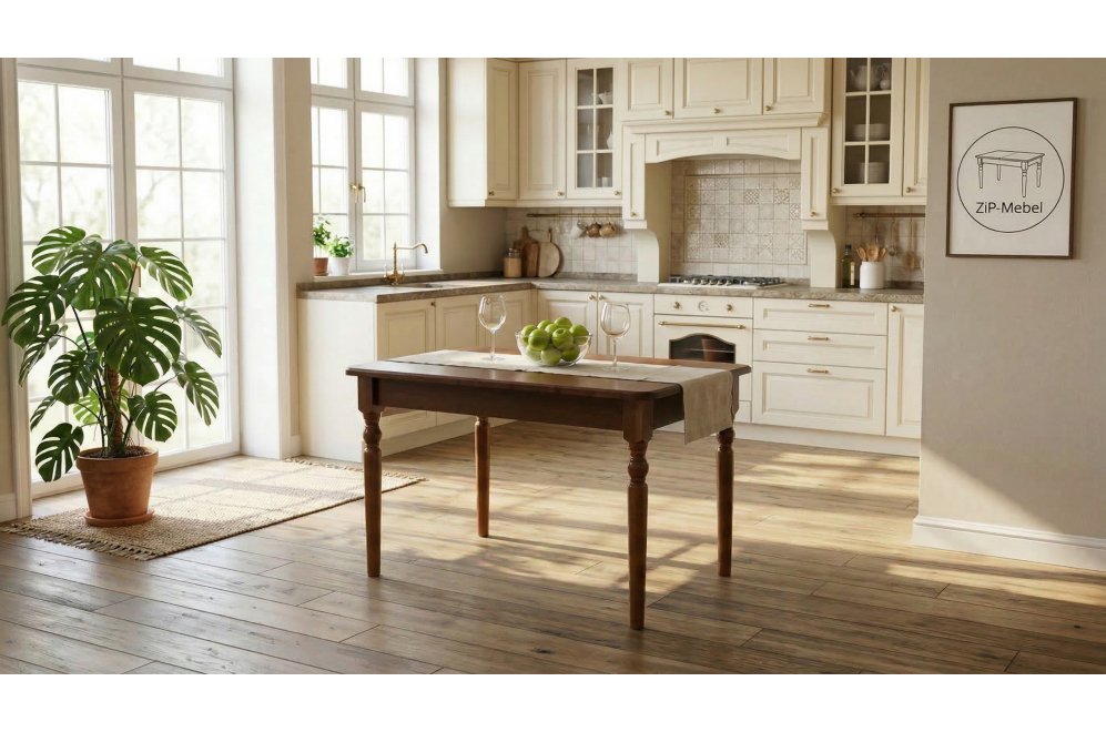 Деревянный стол Верди 120 орех