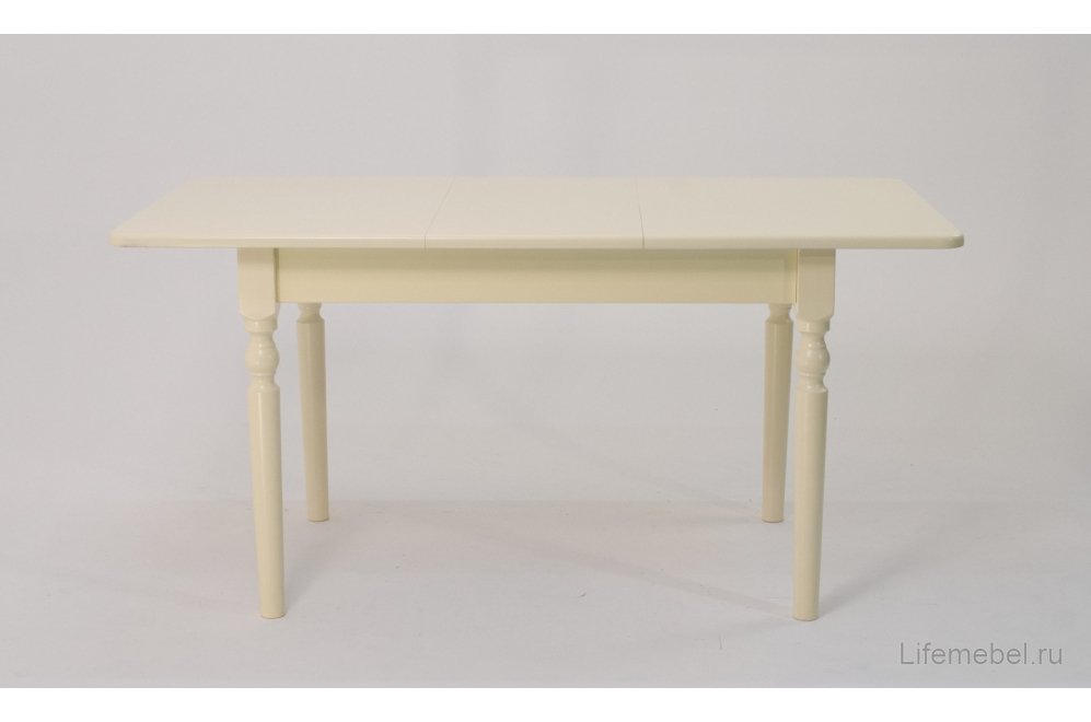 Деревянный стол Верди 120 слоновая кость