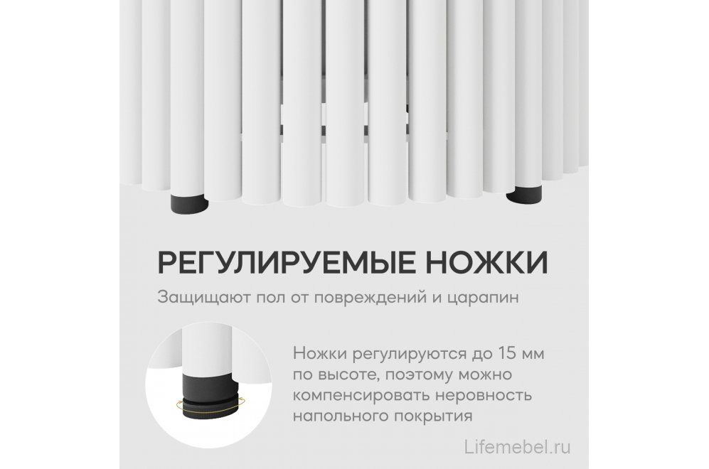 Деревянный стол Trubis Wood 90x75x90 черный / белый металл