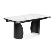 белый мрамор / черный