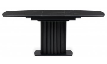 Керамический стол Фестер 140 черный мрамор / черный