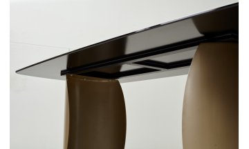 Керамический стол Bronte 200 KL-188 контрастный мрамор матовый / шампань