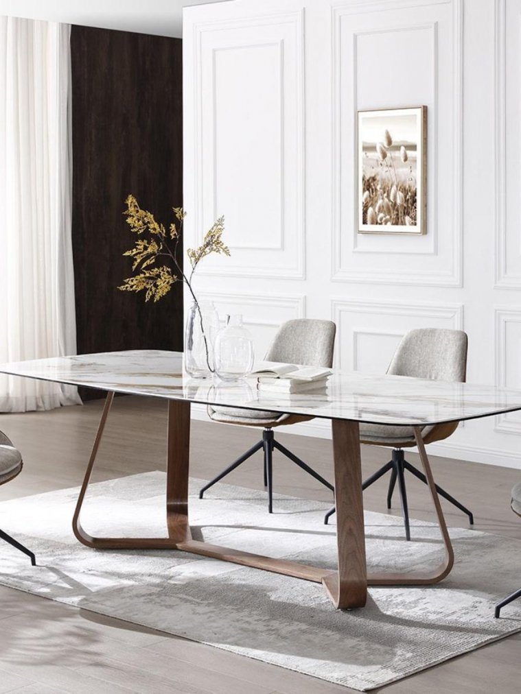 Керамический стол DT2336 белая керамика