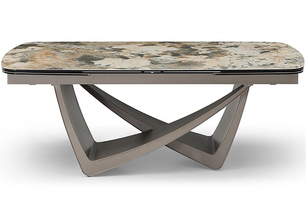 Керамический стол DT2407 серый металлик