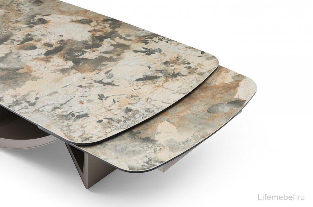 Керамический стол DT2407 серый металлик