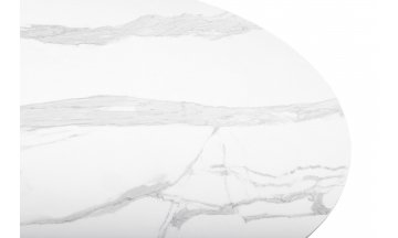 Керамический стол Гравент 110 patagonoa bianco repose / золотой