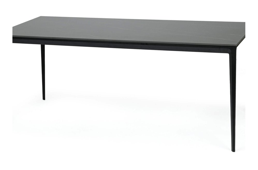 Керамический стол Kluger 180х90 черный