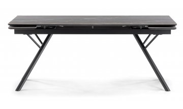 Керамический стол Ворен 180(240)x90 nero markina / черный