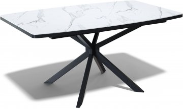 Керамический стол BR1400 черный / gloria white