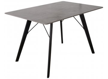 Керамический стол FF Faggio Ardesia светло-серый мрамор / венге