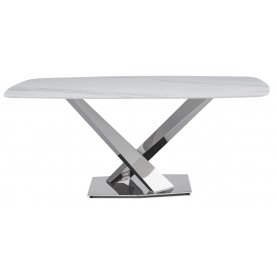 Керамический стол Интерно Силвер 180х90х75