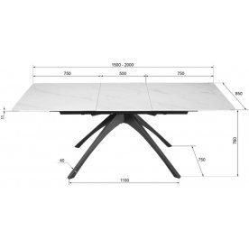 Керамический стол SHT-T76