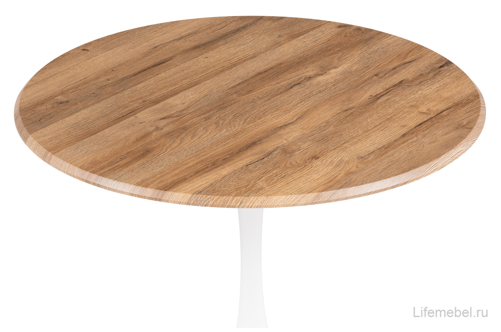 Стол Тулип 90х73 дуб вотан / белый