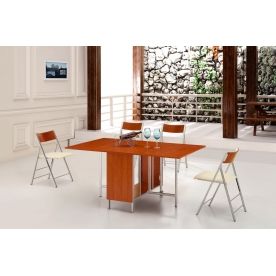 (НЕ АКТИВЕН, нет в прайсе) Обеденная группа "стол 2208 вишня и 4 стула 3332" (ES)