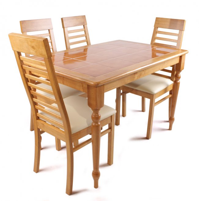 (НЕАКТИВЕН) Обеденная группа "стол Терракота Винзор и 4 стула 8389"