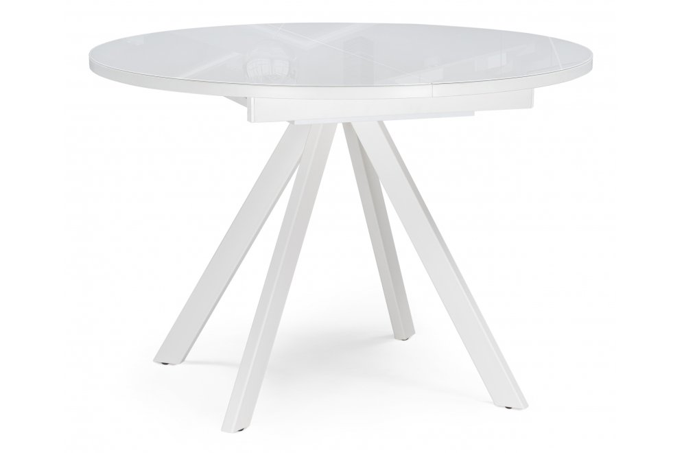 Обеденная группа Асака белый / бежевый