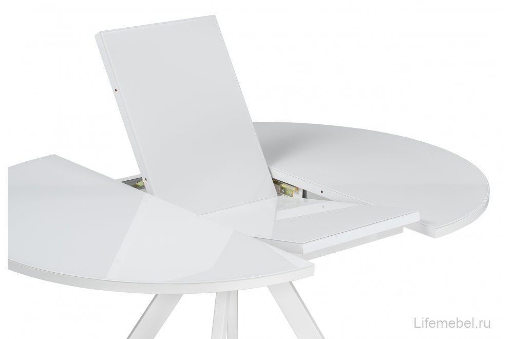 Обеденная группа Асака белый / бежевый