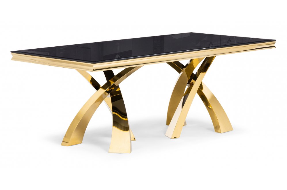 Обеденная группа Гилай black / gold