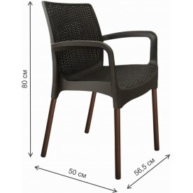 Обеденная группа Sheffilton SHT-DS239 песчаная буря / бетон чикаго светло-серый / черный муар