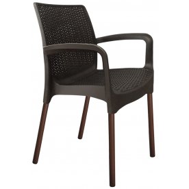 Обеденная группа Sheffilton SHT-DS239 песчаная буря / бетон чикаго светло-серый / черный муар