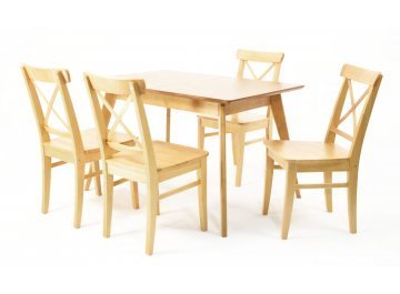 Обеденная группа Сканди Ингольф 120 натуральное дерево / натуральное дерево
