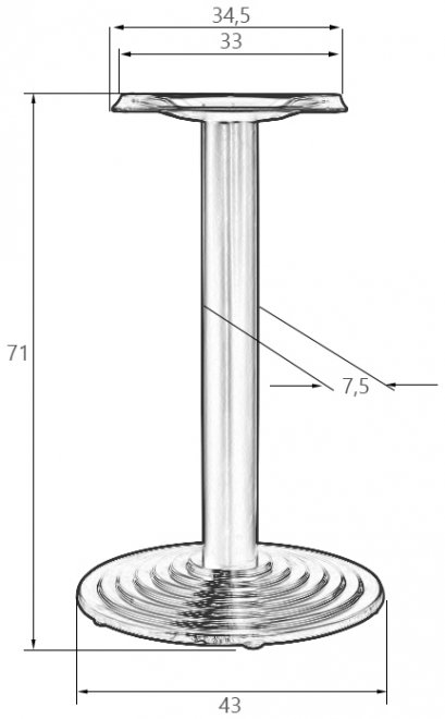 Подстолье обеденное Greg