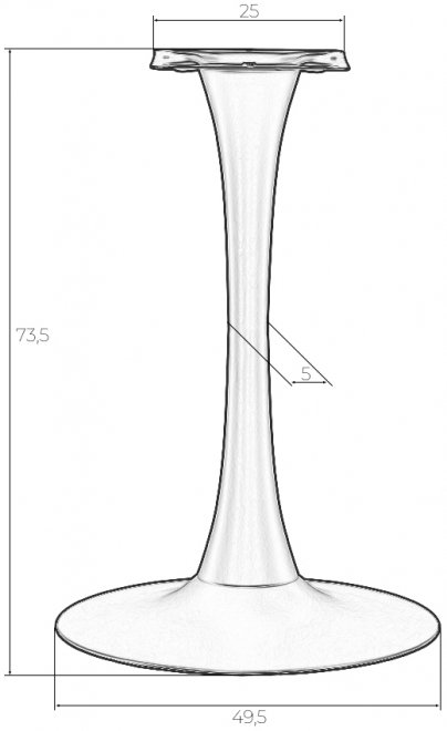 Подстолье обеденное Jim Black