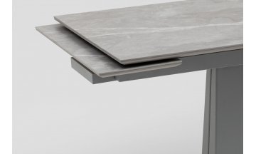 Керамический стол Харнек 120(180)x80x76 серый мрамор