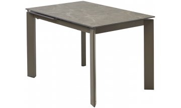 matt latte stone solid ceramic / taupe