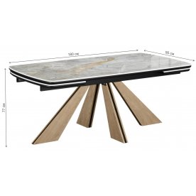 Керамический стол DikLine SKP180