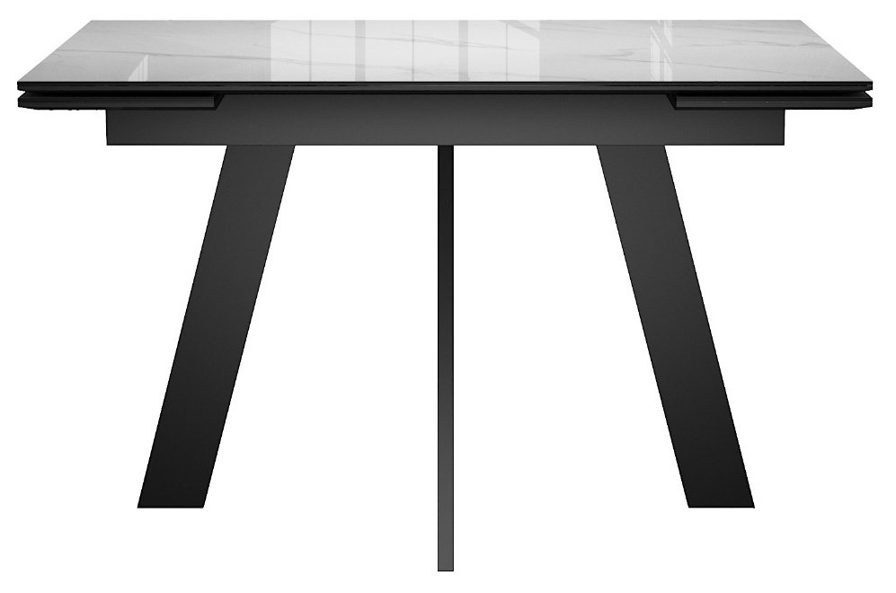 Керамический стол DKM110 раскладной carrara gloss