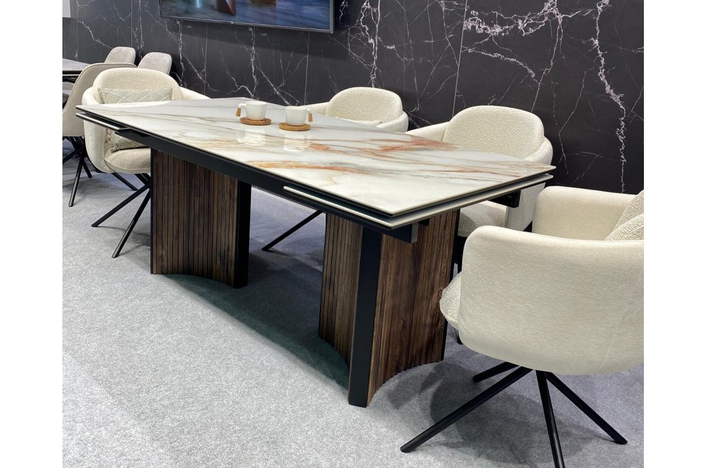 Керамический стол Страдивари мрамор