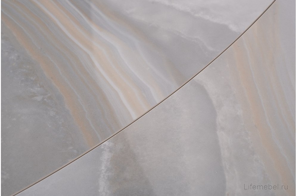 Керамический стол Сулфур серый