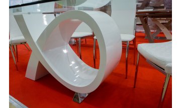 Стеклянный стол HT0989