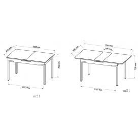 Стол M21 раскладной