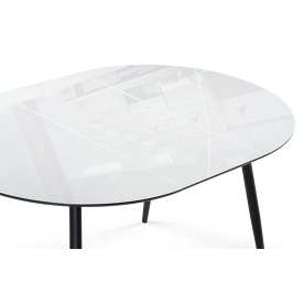 Стеклянный стол Абилин 100(140)