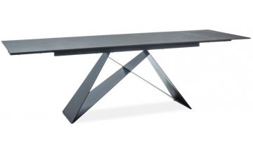 Стеклянный стол Westin черный матовый