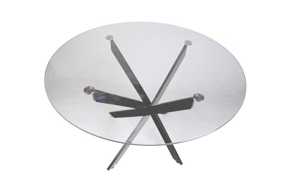 Стеклянный стол Берри тонированный 120х80