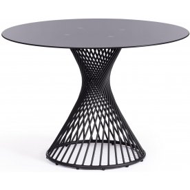 Стеклянный стол Bertoia/Бертоя мод. gt21 110х110х75
