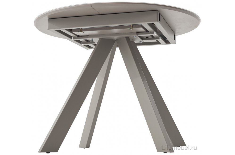 Стеклянный стол Бонжур оникс