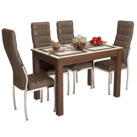 Стеклянный стол Бруно 1000 х 600