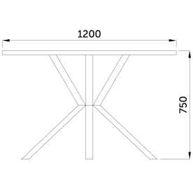 Стеклянный стол Dolce